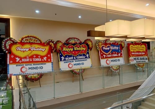 Foto pengiriman bunga papan di Bogor
